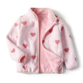 Toddler Girls’ Printed Fleece Zip-Up Jacket