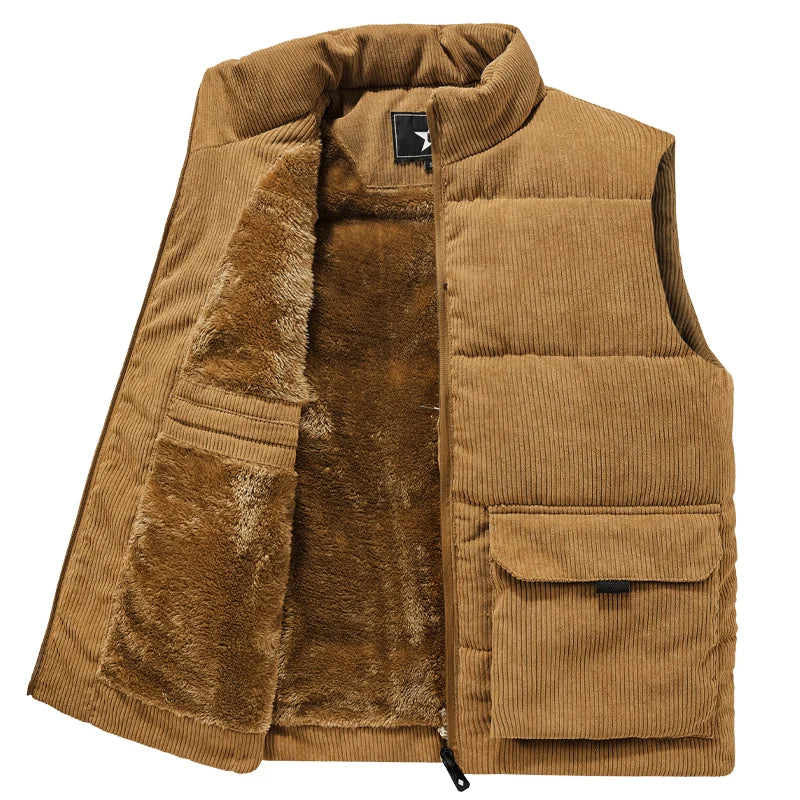Teen Boys' Multi-Pocket Puffer Utility Vest